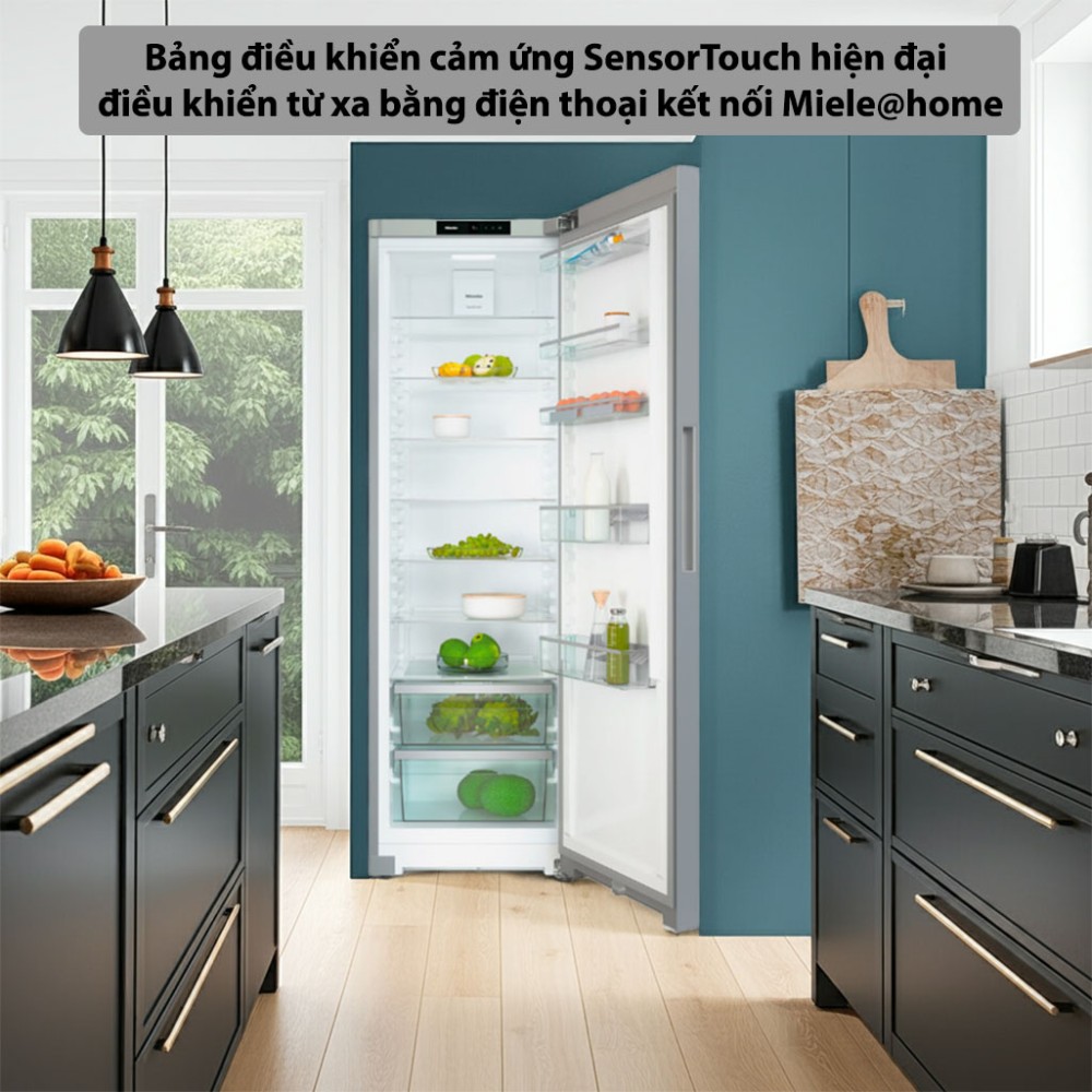 Tủ mát độc lập Miele KS-4383DD bảng điều khiển điện tử hiện đại dễ dàng sử dụng