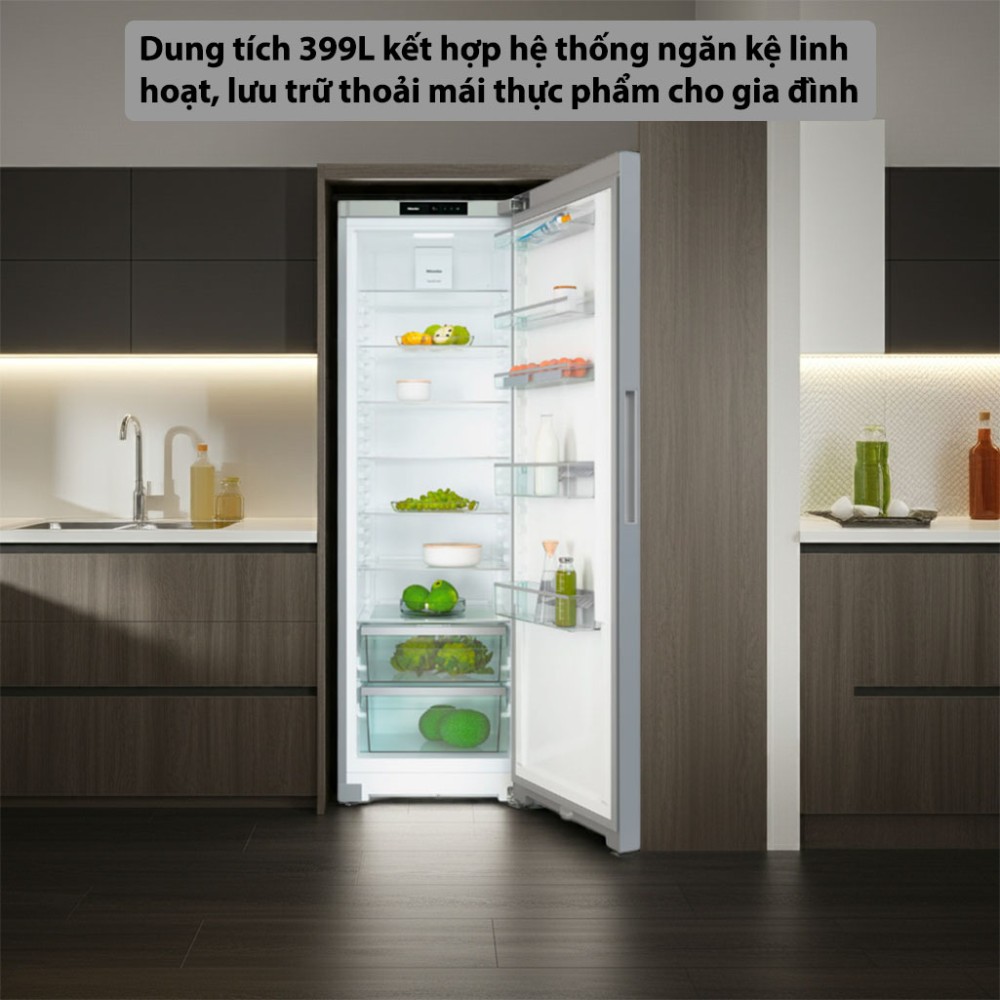 Tủ mát độc lập Miele KS-4383DD dung tích phù hợp sử dụng cho gia đình