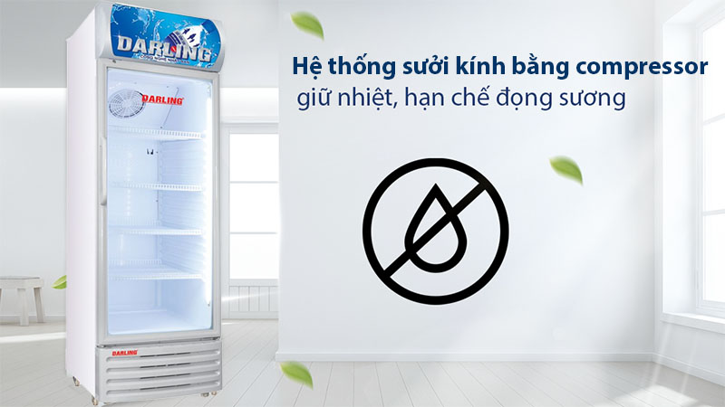 Tủ mát đứng 1 cánh Darling DL-3600A - Hàng chính hãng
