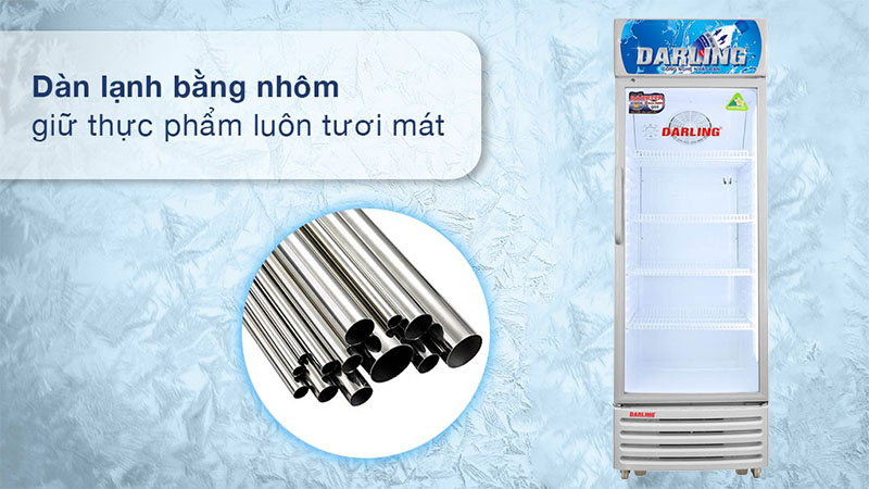 Tủ mát đứng 1 cánh Inverter Darling DL-3200A3 - Hàng chính hãng