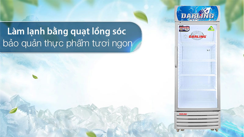 Tủ mát đứng 1 cánh Inverter Darling DL-3600A3 - Hàng chính hãng