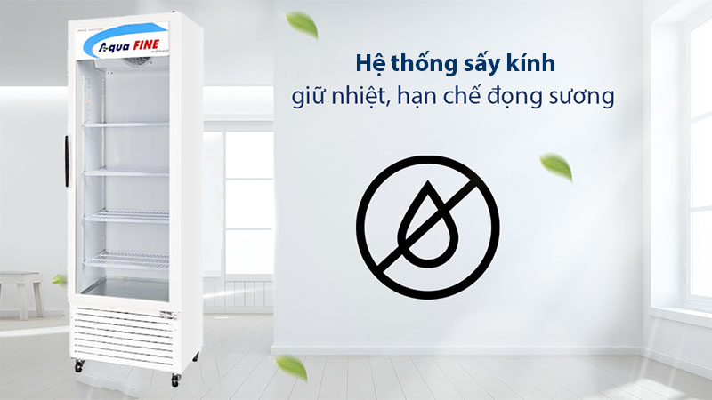 Tủ mát đứng AquaFine JW-300R - Hàng chính hãng