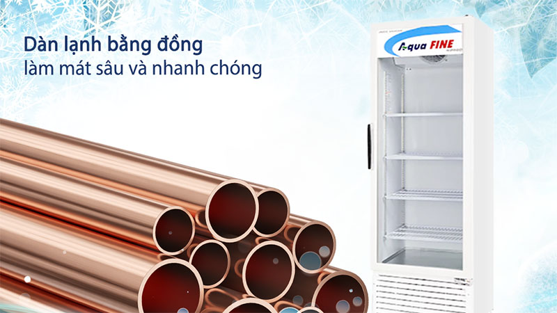Tủ mát đứng AquaFine JW-300R - Hàng chính hãng