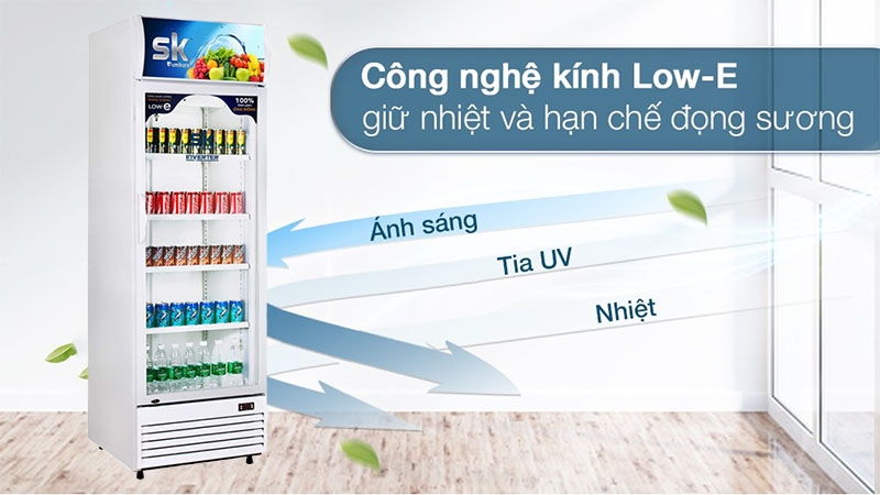 Tủ mát đứng Inverter Sumikura SKSC-300IFC - Hàng chính hãng
