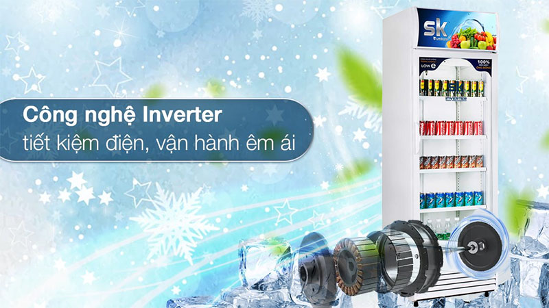 Tủ mát đứng Inverter Sumikura SKSC-300IFC - Hàng chính hãng