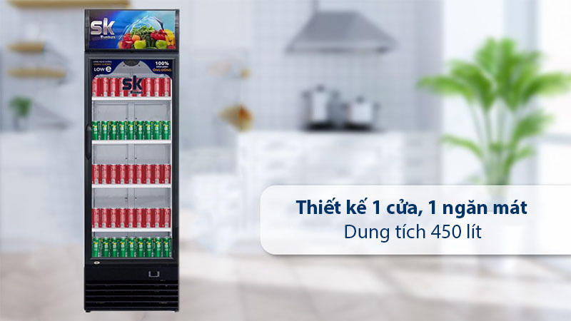 Tủ mát đứng Inverter Sumikura SKSC-450IFC - Hàng chính hãng