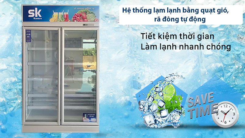 Tủ mát đứng Sumikura SKSC-1200HW2 - Hàng chính hãng