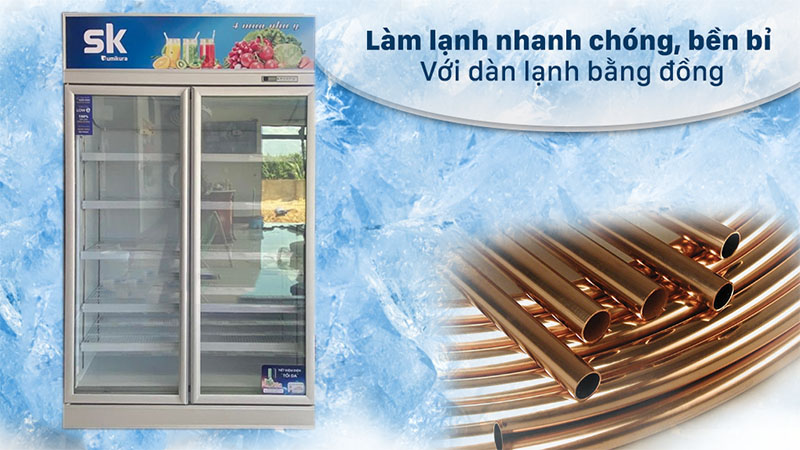 Tủ mát đứng Sumikura SKSC-1200HW2 - Hàng chính hãng