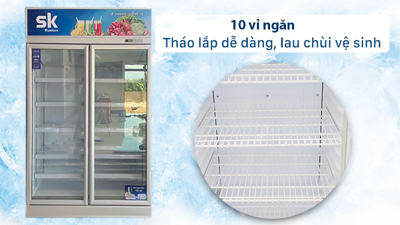 Tủ mát đứng Sumikura SKSC-1200HW2 - Hàng chính hãng