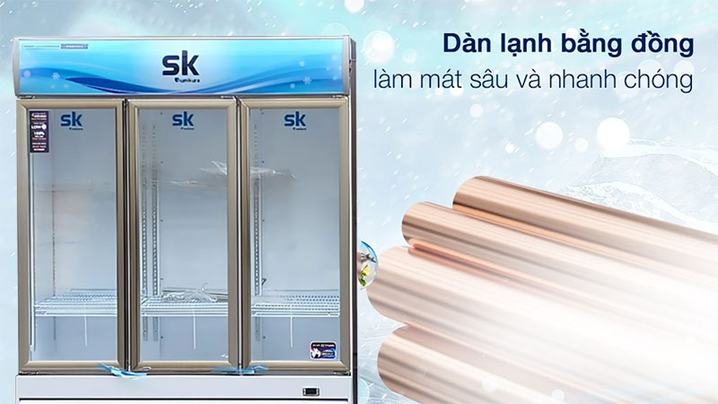 Tủ mát đứng Sumikura SKSC-1400HW3 - Hàng chính hãng