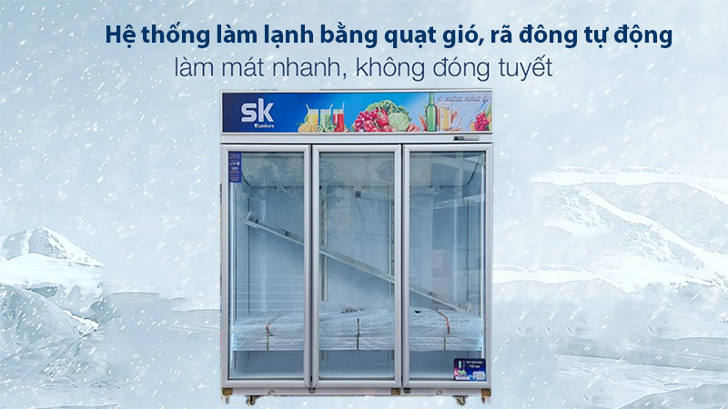 Tủ mát đứng Sumikura SKSC-1800HW3 - Hàng chính hãng