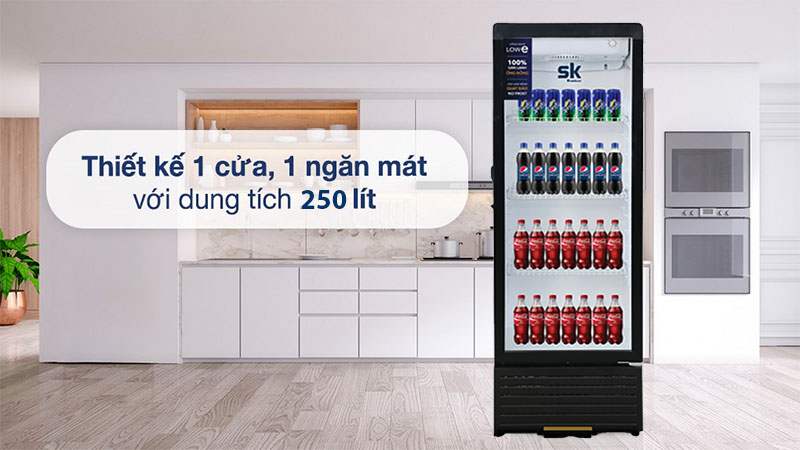 Tủ mát đứng Sumikura SKSC-250JS - Hàng chính hãng