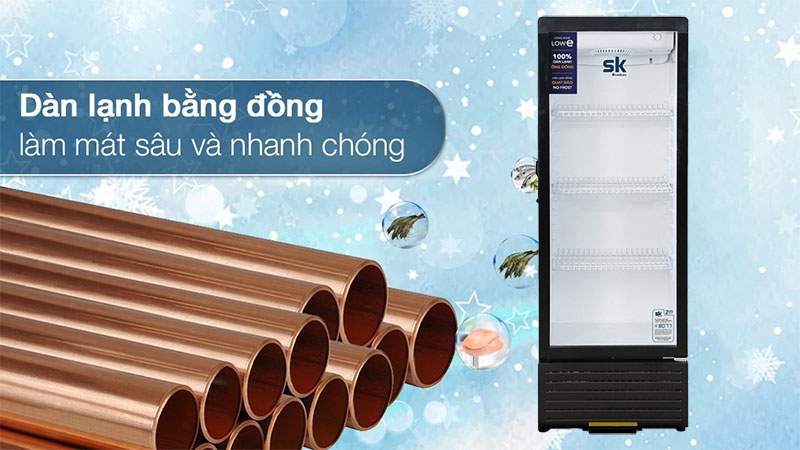 Tủ mát đứng Sumikura SKSC-250JS - Hàng chính hãng