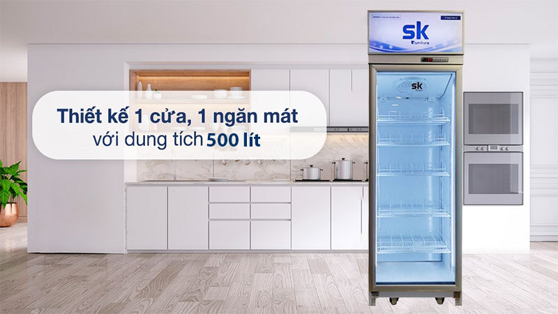 Tủ mát đứng Sumikura SKSC-500HW1 - Hàng chính hãng