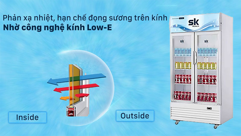 Tủ mát đứng Sumikura SKSC-802WG2/HW - Hàng chính hãng