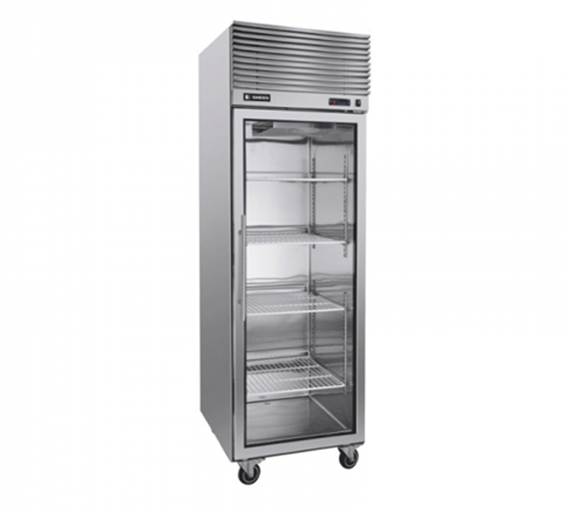 Tủ mát 2 cánh inox đứng Sanden SRC-0613 - Hàng chính hãng