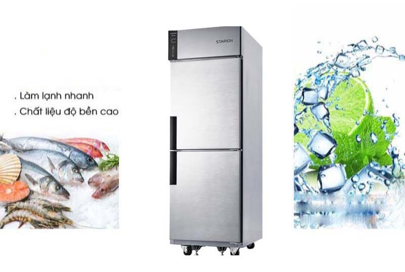 Tủ mát inox công nghiệp 2 cánh Starion SR-S25EIA - Hàng chính hãng
