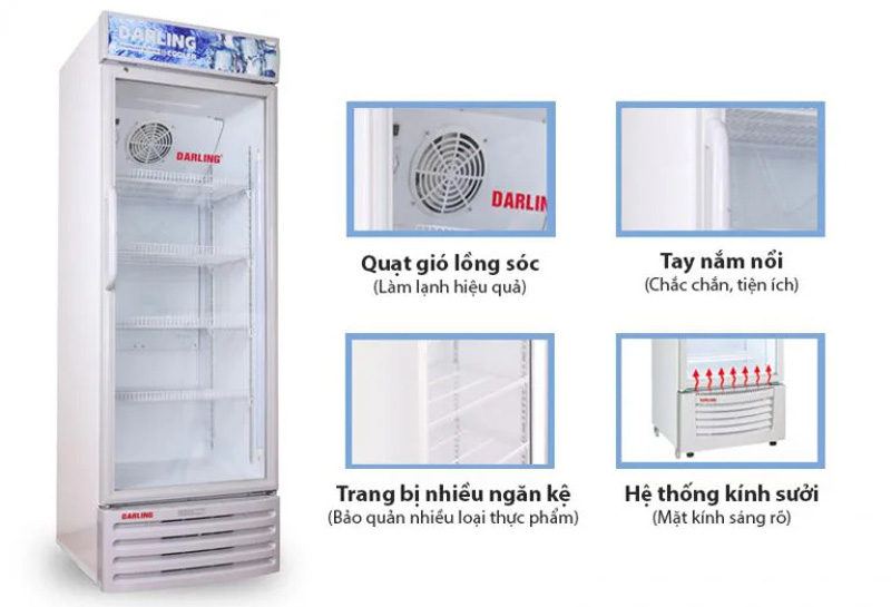 Tủ mát inverter Darling DL-5000A3L - Hàng chính hãng