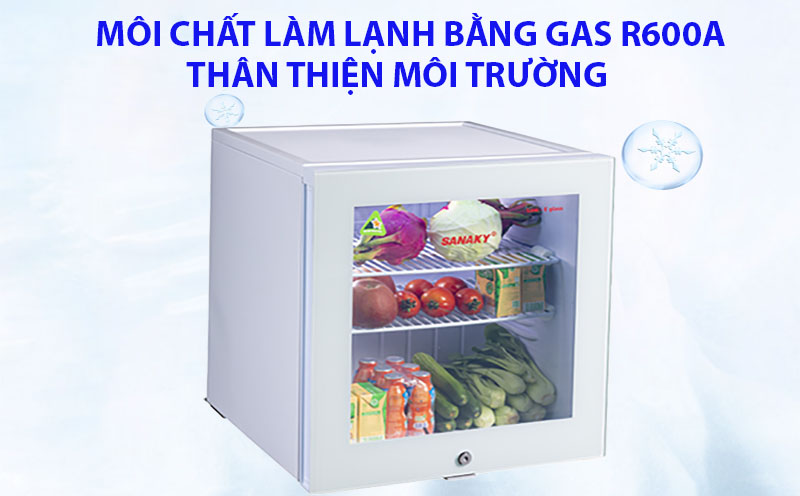 Môi chất làm lạnh của Tủ mát mini Sanaky VH-60KL