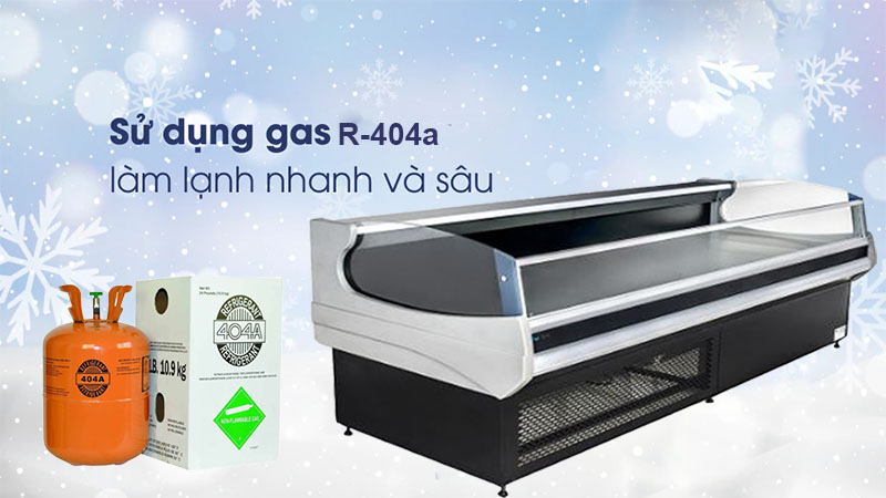Tủ mát nằm không cửa Sanden SMA-2600O - Hàng chính hãng