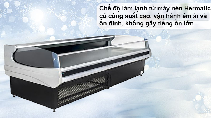 Tủ mát nằm không cửa Sanden SMA-2600O - Hàng chính hãng