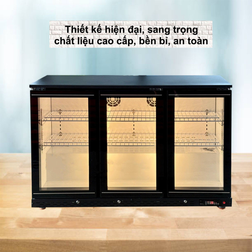 Tủ mát trưng bày quầy bar Lightcool LS-1350 293L - Hàng chính hãng