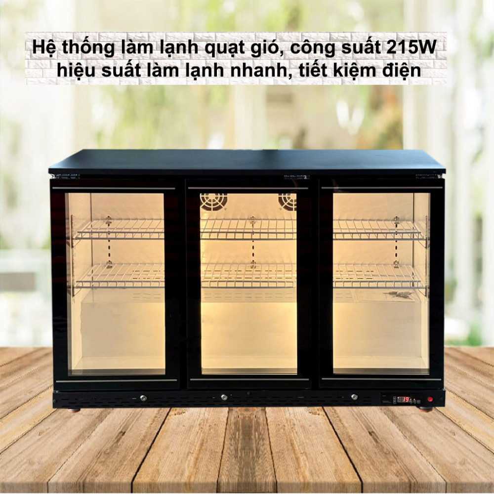 Tủ mát trưng bày quầy bar Lightcool LS-1350 293L - Hàng chính hãng