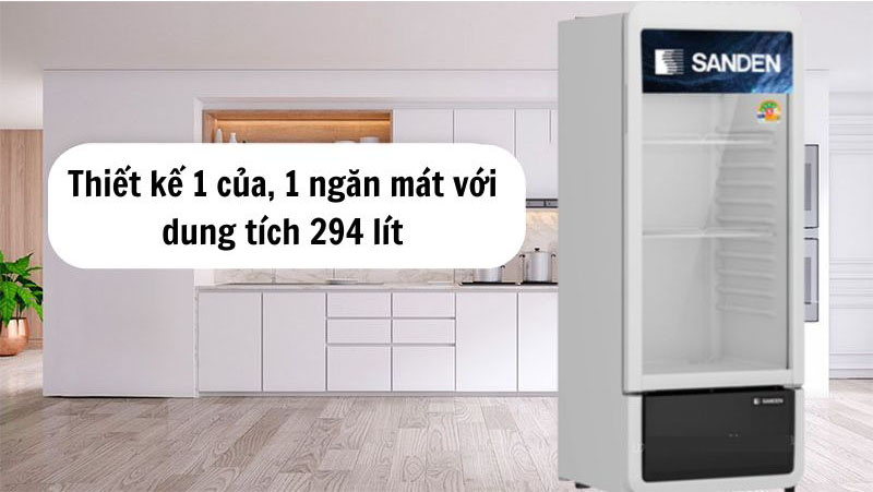 Tủ mát Sanden SPC-0250 - Hàng chính hãng