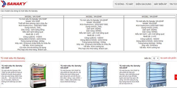 Tủ mát siêu thị Sanaky VH-15HP - Hàng chính hãng