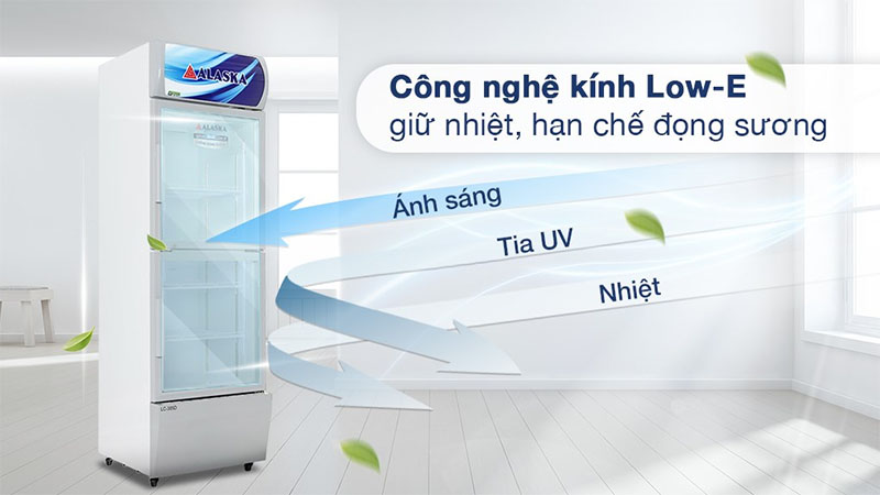 Tủ mát trưng bày Alaska LC-385D - Hàng chính hãng
