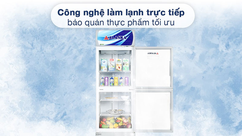 Tủ mát trưng bày Alaska LC-385D - Hàng chính hãng