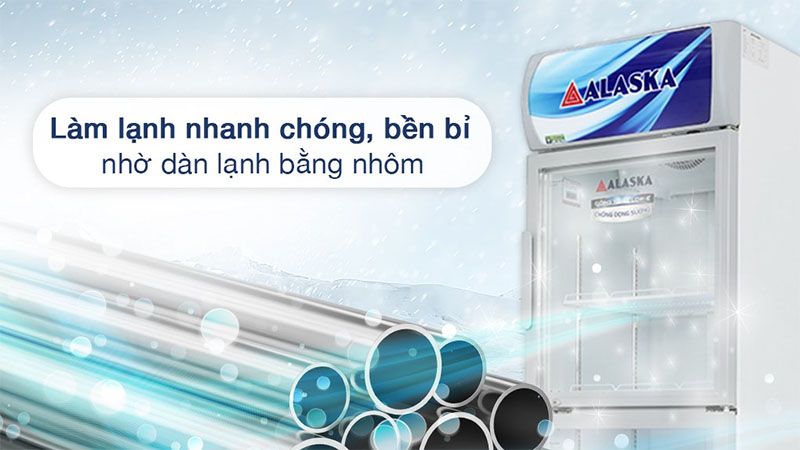 Tủ mát trưng bày Alaska LC-385D - Hàng chính hãng