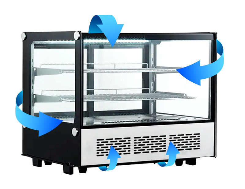 Tủ mát trưng bày cánh kính H&C PCB-160F - Hàng chính hãng