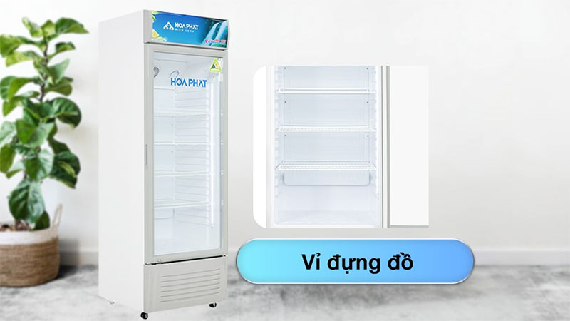 Tủ mát trưng bày Hòa Phát HSC-700F1R1 - Hàng chính hãng