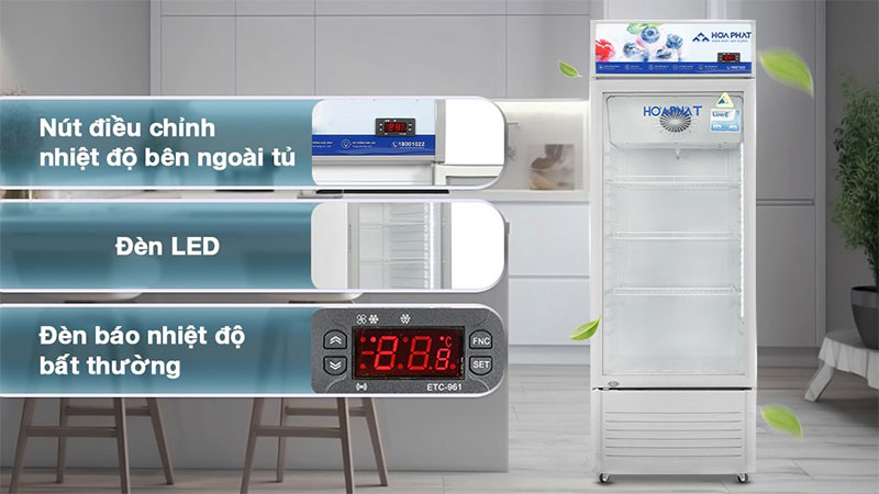 Thiết kế của Tủ mát trưng bày Hoà Phát HSR-D6195