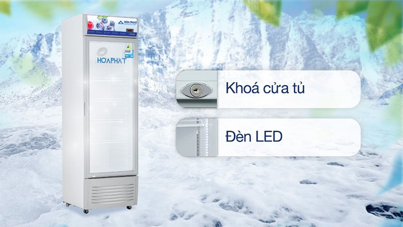 Tủ mát trưng bày Hoà Phát HSR-D6280 - Hàng chính hãng