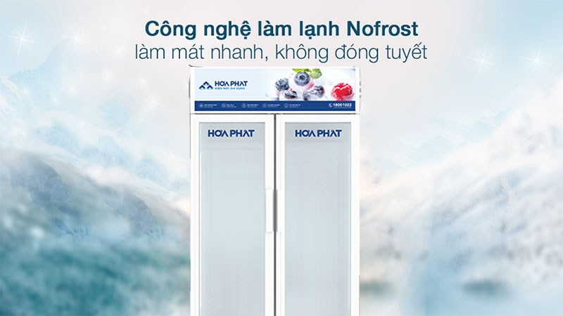 Tủ mát trưng bày Hòa Phát HSR-D6812 - Hàng chính hãng