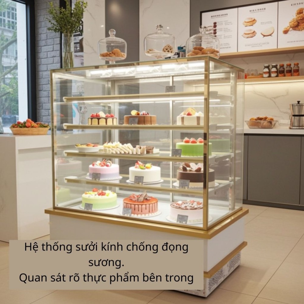 . Kính chống đọng sương – Trưng bày luôn rõ nét