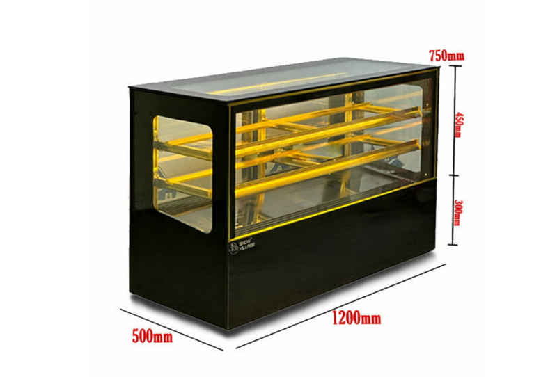 Kích thước của tủ mát trưng bày bánh kem Snow Village  GB-1200V