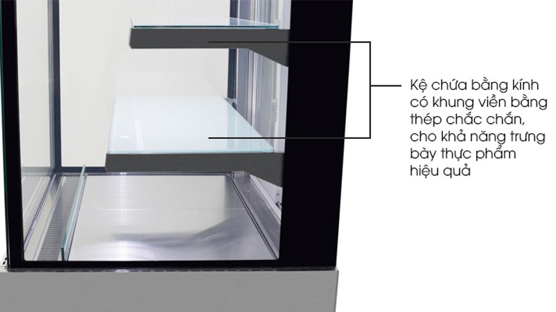 Tủ bánh kem kính vuông Turbo Air TBP1800-2 - Hàng chính hãng