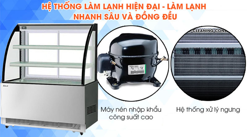 Tủ mát trưng bày bánh Turbo Air TBR900-2 - Hàng chính hãng