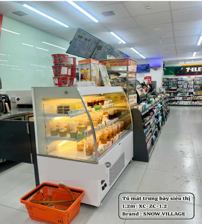 Tủ mát trưng bày siêu thị Snow Village XC-ZC-1.2 - Hàng chính hãng