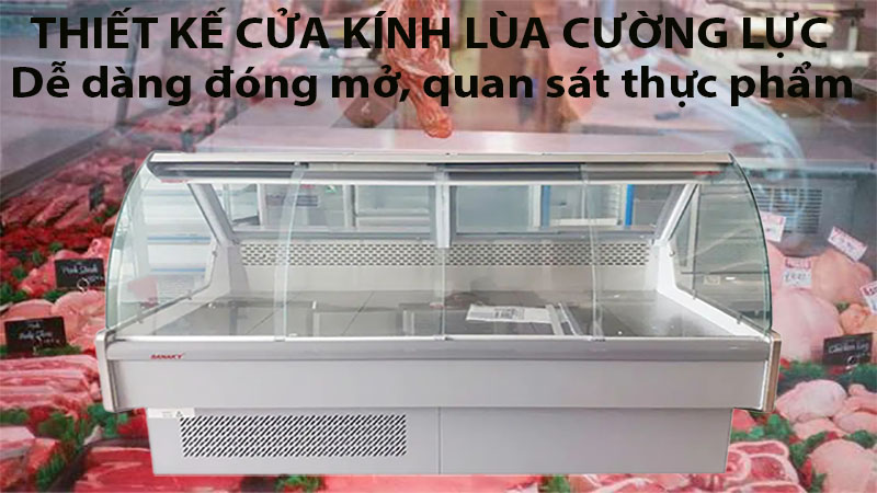 Tủ mát trưng bày thịt nguội Sanaky VH-2000T - Hàng chính hãng