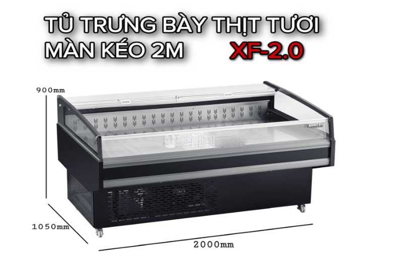 Tủ mát trưng bày thịt tươi Snow Village XF-2.0 - Hàng chính hãng