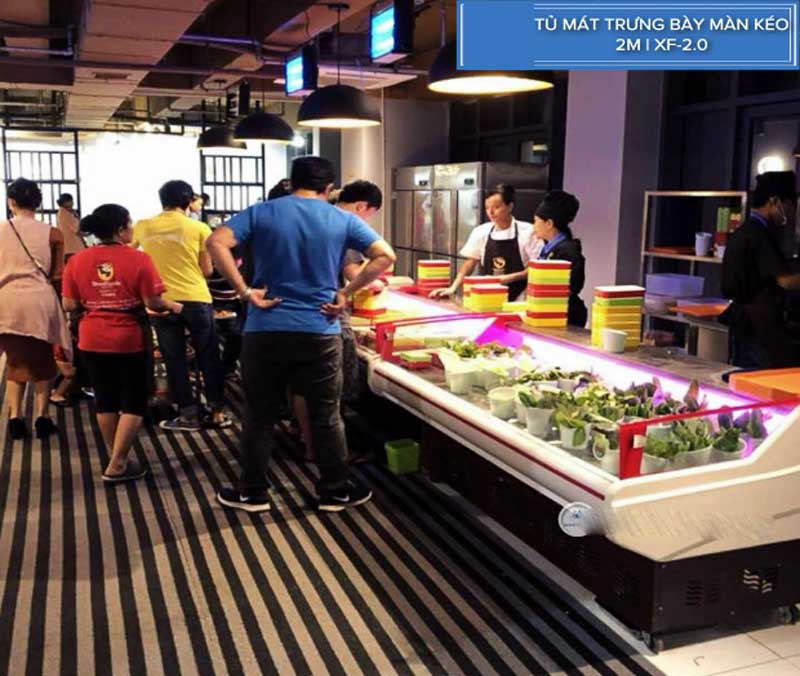 Tủ mát trưng bày thịt tươi Snow Village XF-2.0 - Hàng chính hãng