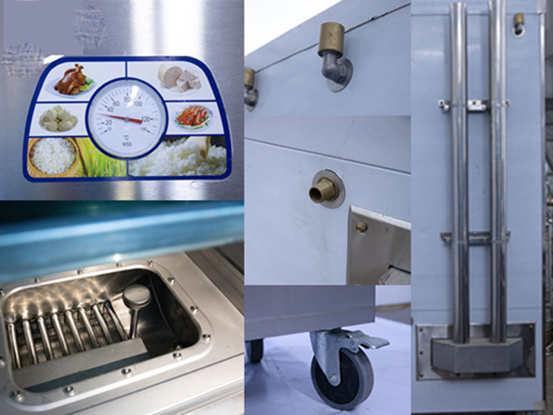 Tủ nấu cơm gas điện Fushima 24 khay YWD-240 - Hàng chính hãng