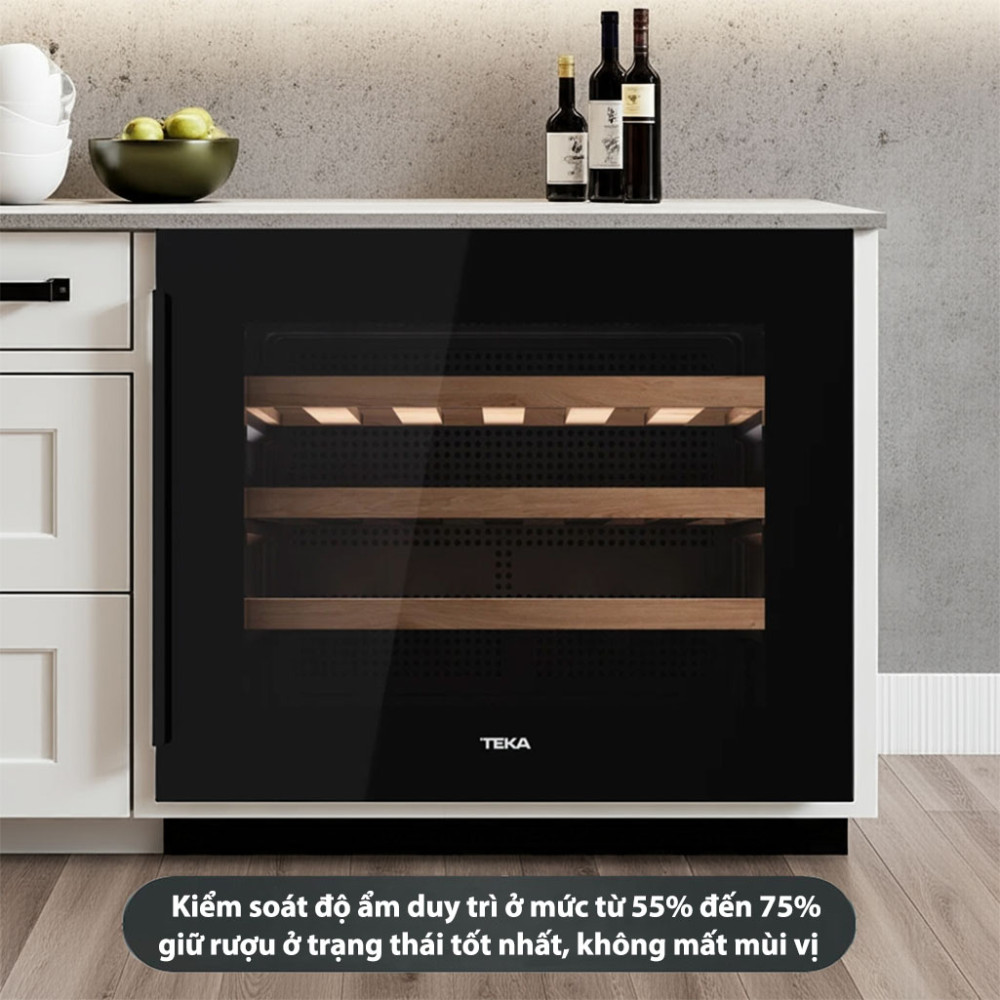 Tủ rượu lắp âm Teka RVI-10024-GBK - Hàng chính hãng