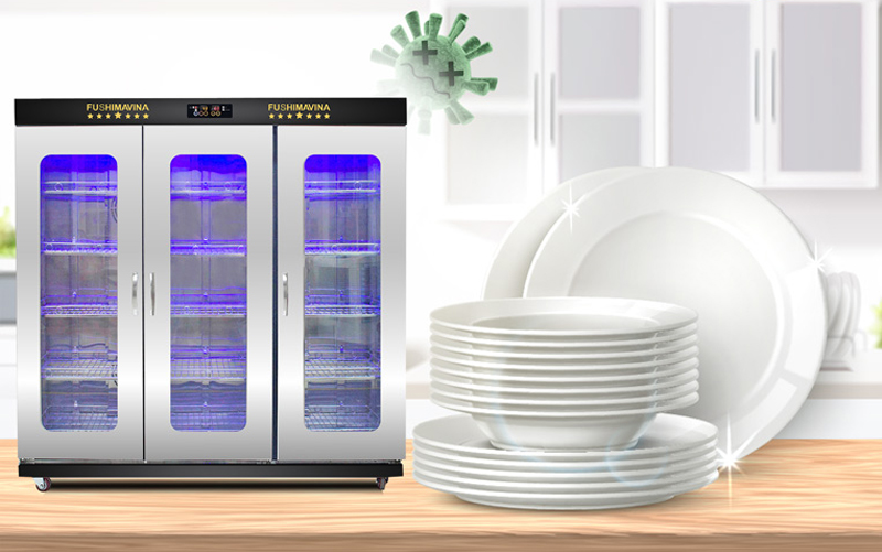 Tủ sấy bát cánh kính Fushima FSMDLTSB-3CK2L - Hàng chính hãng