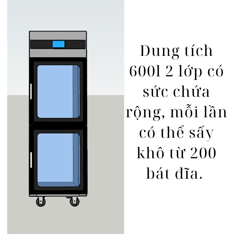 Tủ sấy bát công nghiệp Fushima FSM-TSBCC2C - Hàng chính hãng