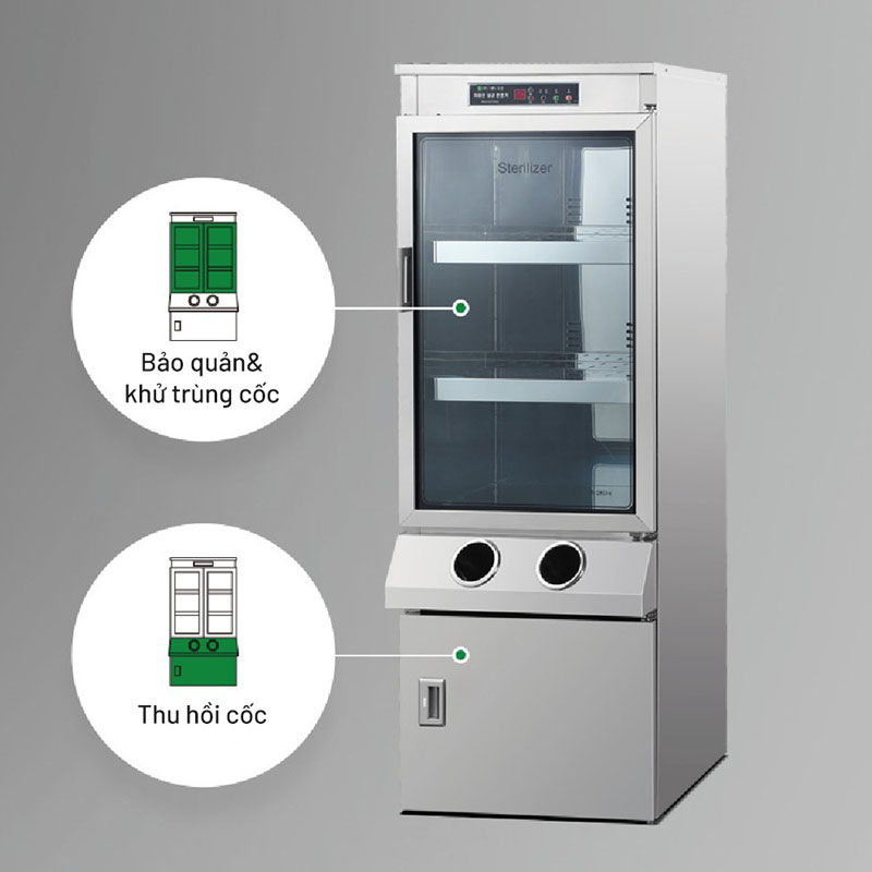 Máy tiệt trùng và sấy khô Grand Woosung WS-RC120E - Hàng chính hãng